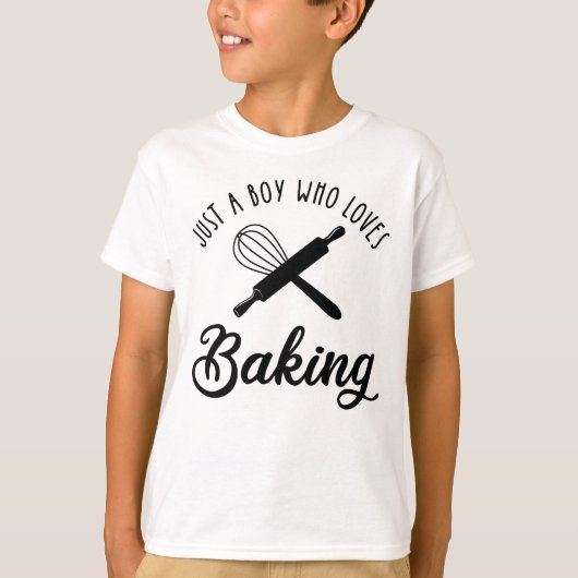 T-shirt Juste Un Garçon Qui Aime Faire La Cuisine (Devant)