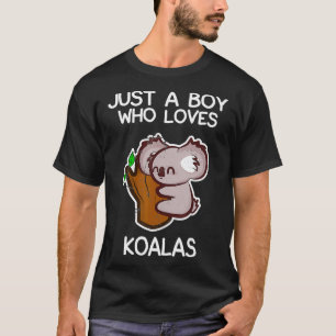 T-shirt Juste Un Garçon Qui Aime Koalas Drôle Koala Lover 