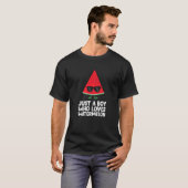 T-shirt Juste un garçon qui aime la pastèque (Devant entier)