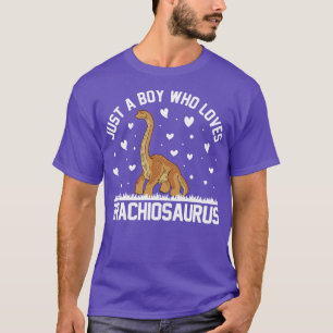 T-shirt Juste Un Garçon Qui Aime Le Brachiosaurus