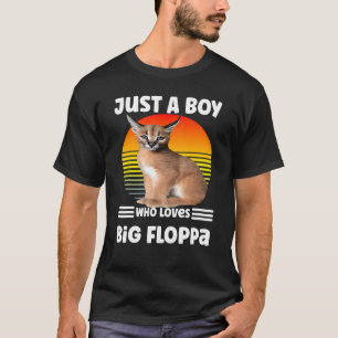 T-shirt Juste un garçon qui aime le chat big floppa meme