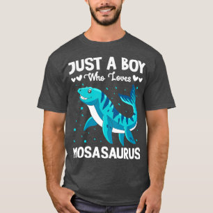 T-shirt Juste Un Garçon Qui Aime Le Mosasaurus