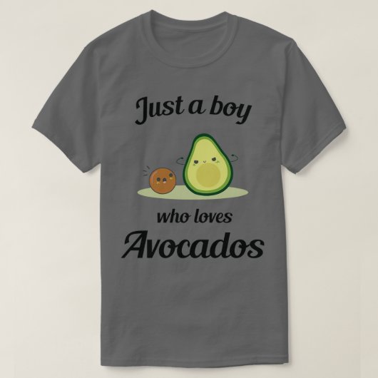 T-shirt Juste un garçon qui aime les avocats 12 (Design devant)