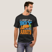 T-shirt Juste un garçon qui aime les carottes (Devant entier)