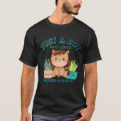 T-shirt Juste un garçon qui aime les chevaux et les Plante (Devant)