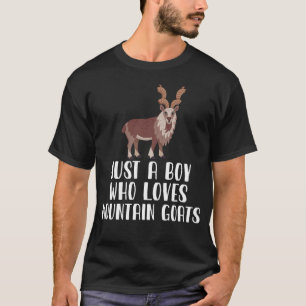 T-shirt Juste un garçon qui aime les chèvres de montagne
