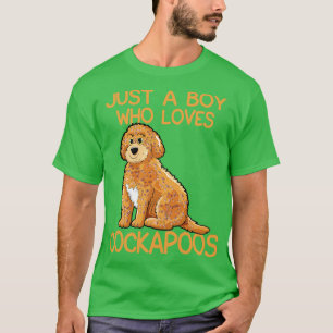 T-shirt Juste Un Garçon Qui Aime Les Cockapos