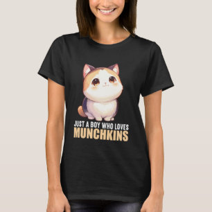 T-shirt Juste un garçon qui aime les Munchkins Munchkin Ca