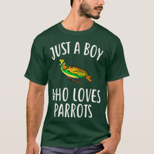 T-shirt Juste un garçon qui aime les PARROTS Funny PARROT