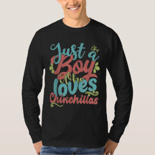 T-shirt Juste un garçon qui aime les paysans de Chinchilla
