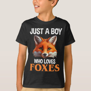 T-shirt Juste Un Garçon Qui Aime Les Renards