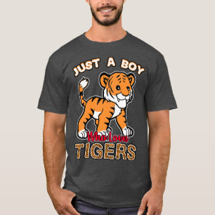 T-shirt Juste un garçon qui aime les tigres