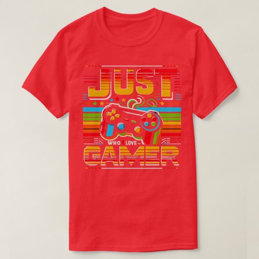 T-shirt Juste Un Garçon Qui Aime Niveau Déverrouillé Jeux (Design devant)