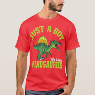 T-shirt Juste Un Garçon Qui Aime Spinosaurus I Kids Spinos