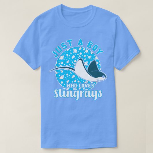 T-shirt Juste Un Garçon Qui Aime Stingrays 3 (Design devant)