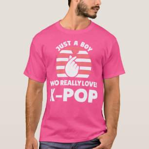 T-shirt Juste un garçon qui aime vraiment la K-Pop Corée d