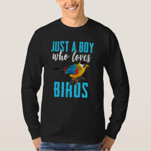 T-shirt Juste Un Garçon Qui Les Inséparables Regardent Ois