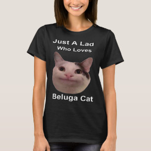 T-shirt Juste un gars qui aime Beluga Cat