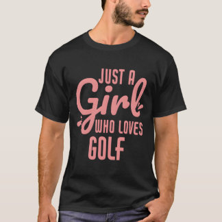 T-shirt Juste un golfeur qui aime le golf