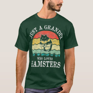 T-shirt Juste Un Grand-Père Qui Aime Les Hamsters