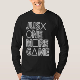 T-shirt Juste un jeu de plus manette de console pour joue