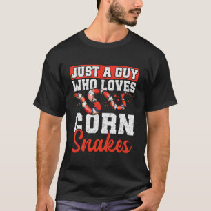 T-shirt Juste un mec qui aime les serpents des blés Reptil