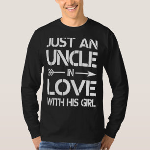 T-shirt Juste Un Oncle Amoureux De Sa Fille Niece Tante Ne