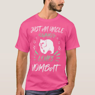 T-shirt Juste Un Oncle Qui Aime Wombat