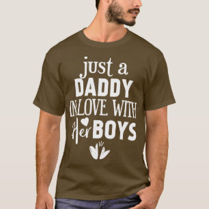 T-shirt Juste un papa amoureux de ses garçons 1