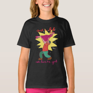 T-shirt Juste un papa qui aime sa fille