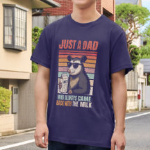 Juste un papa qui revient toujours avec le lait