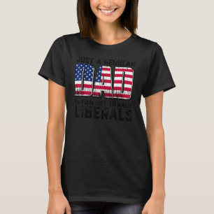 T-shirt Juste Un Père Régulier Essayant De Ne Pas Élever L