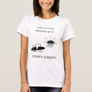 T-shirt Juste un peu obsédés par les couchers de soleil de