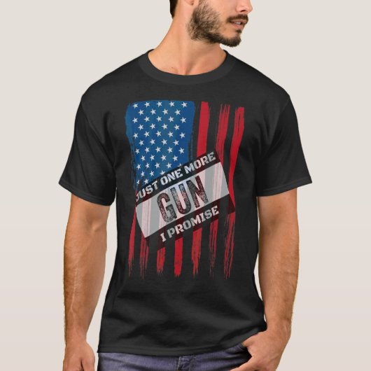 T-shirt Juste.Un.Plus Gun Je Promets 1 (Devant)