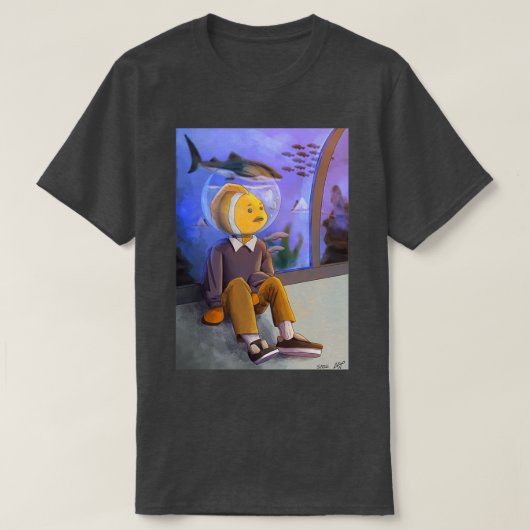 T-shirt Juste un poisson (Design devant)