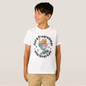 T-shirt Juste un programmeur qui aime les chats (Devant entier)