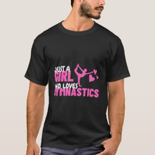 T-shirt Juste Un Qui Aime La Gymnastique Tumbling