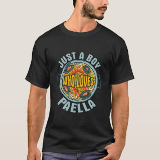T-shirt Juste Un Qui Aime La Paella Nourriture Envelopper