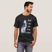 T-shirt Juste Un Qui Aime Les Loups Wolf S (Devant entier)