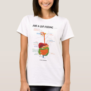 T-shirt Juste un sentiment d'intestin… (Humour d'apparei