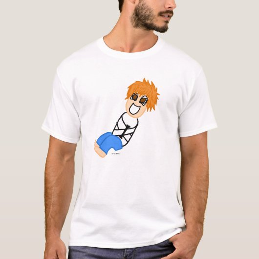T-shirt Juste un type fou (Devant)