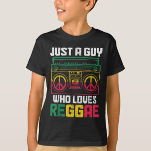 T-shirt Juste un type qui aime le reggae Music Jamaïque Vi