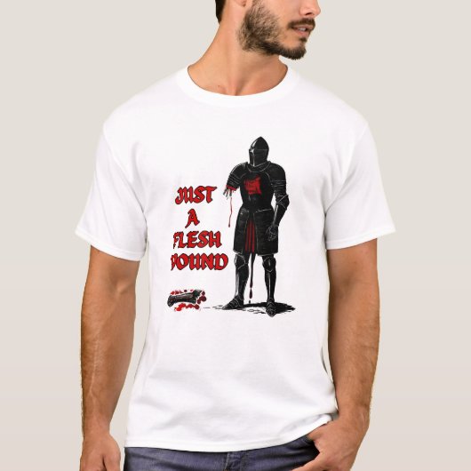 T-shirt Juste une blessure de chair, style médiéval (Devant)