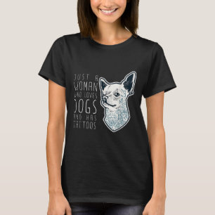 T-shirt Juste Une Femme Qui Aime Les Chiens Et A Des Cadea