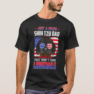 T-shirt Juste Une Fière Mastife Tibétaine Papa Merica Chie