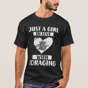 T-shirt Juste une fille amoureuse de la mycologie de la re