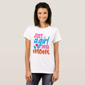 T-shirt Juste une fille et sa mère (Devant entier)