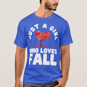 T-shirt Juste une fille qui aime automne10