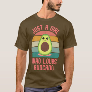 T-shirt Juste une fille qui aime Avocado 16