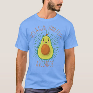 T-shirt Juste une fille qui aime Avocados 17